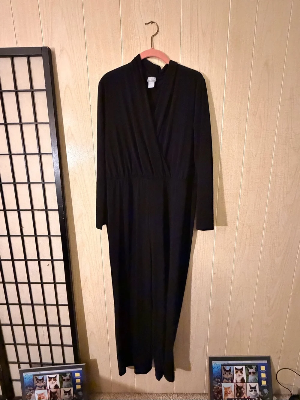 Chico's Black Long Sleeve Jumpsuit